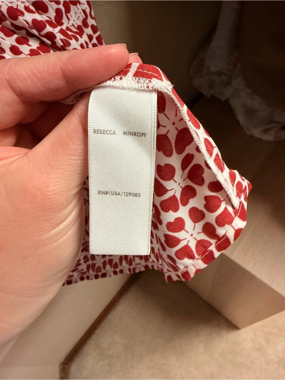 Rebecca Minkoff Red Hearts Matching Set